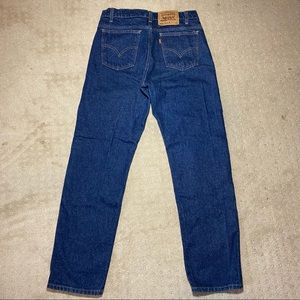 Vintage Orange Tab Levi’s 505 Blue Jeans